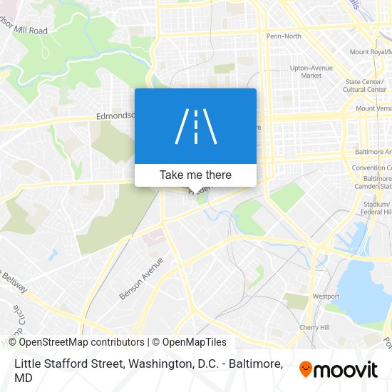 Little Stafford Street map