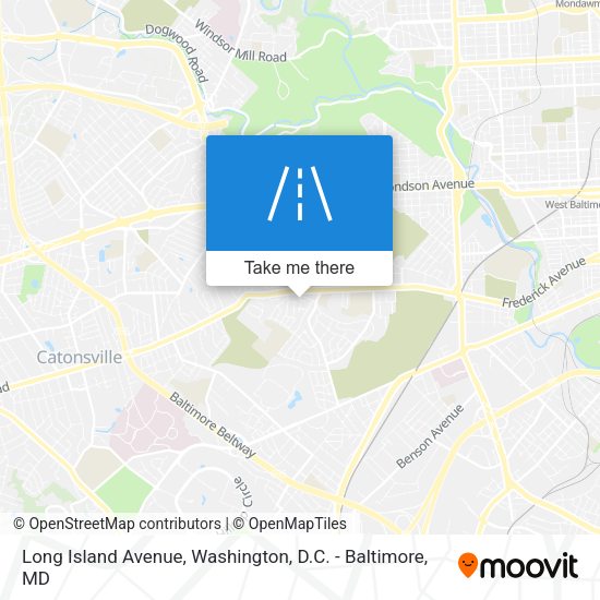 Long Island Avenue map
