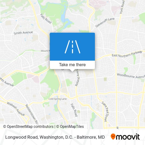 Mapa de Longwood Road