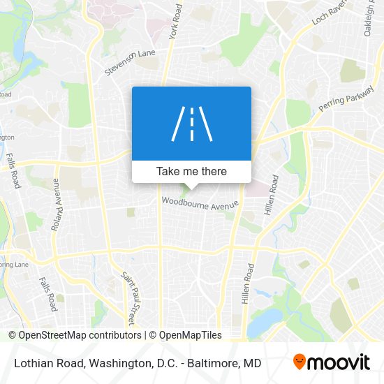 Mapa de Lothian Road