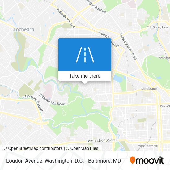 Mapa de Loudon Avenue
