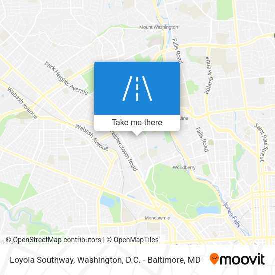 Loyola Southway map