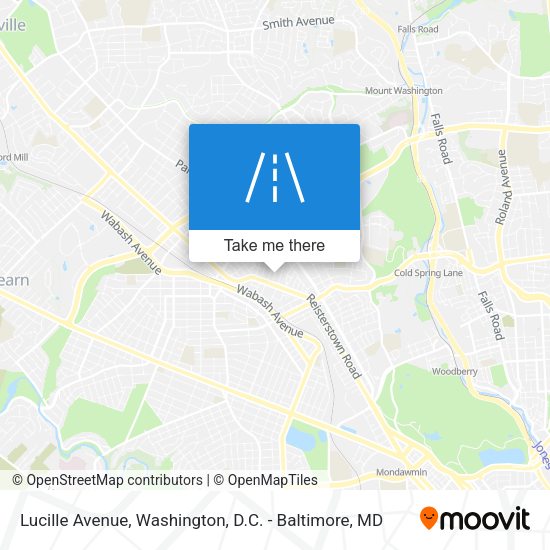 Mapa de Lucille Avenue
