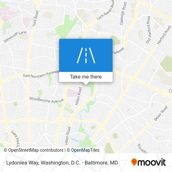 Lydonlea Way map