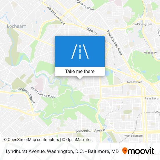 Lyndhurst Avenue map