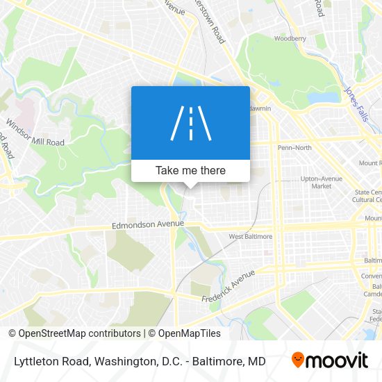 Mapa de Lyttleton Road