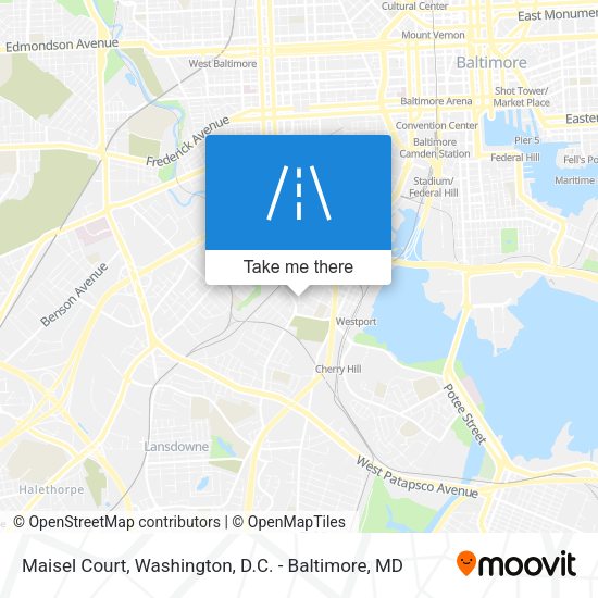 Maisel Court map