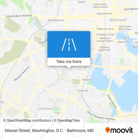 Mapa de Maisel Street