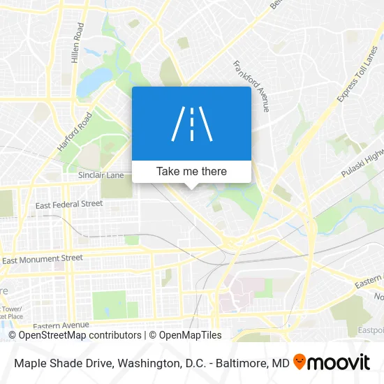 Maple Shade Drive map