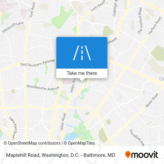 Maplehill Road map