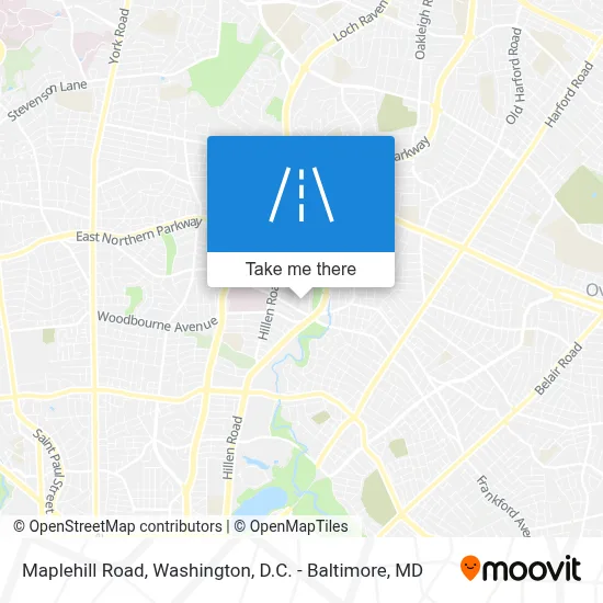 Maplehill Road map