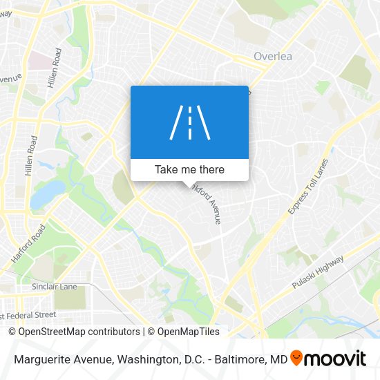 Mapa de Marguerite Avenue