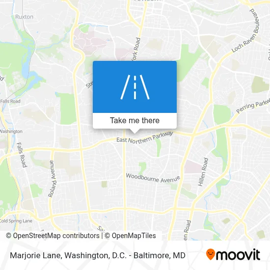 Marjorie Lane map