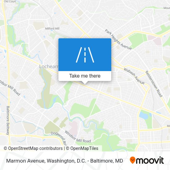 Marmon Avenue map