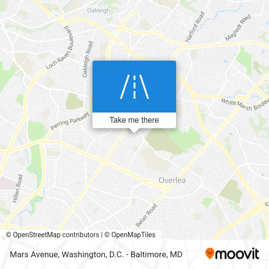 Mars Avenue map