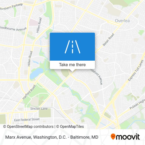 Marx Avenue map