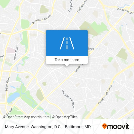 Mapa de Mary Avenue