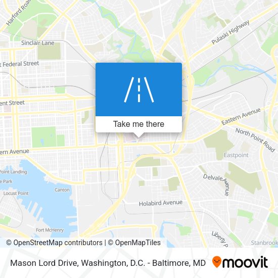 Mapa de Mason Lord Drive