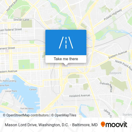 Mason Lord Drive map