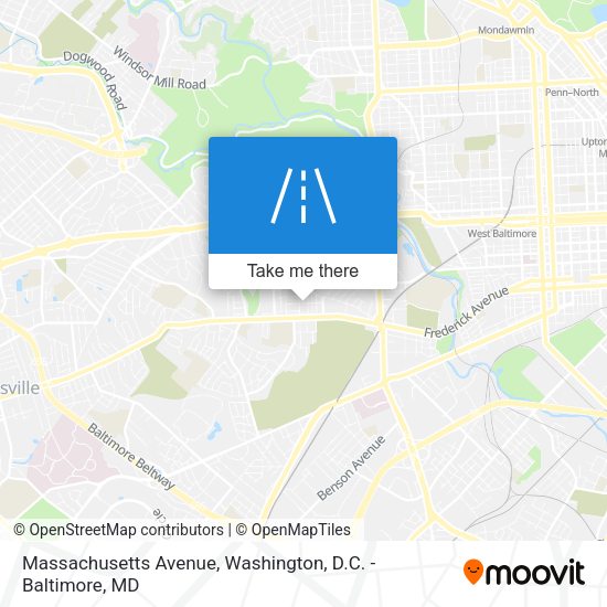 Massachusetts Avenue map