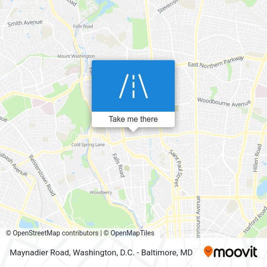 Mapa de Maynadier Road