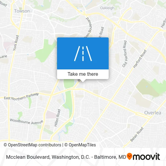 Mcclean Boulevard map