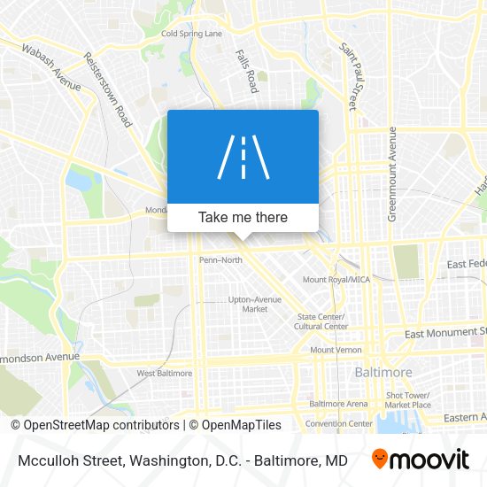 Mapa de Mcculloh Street