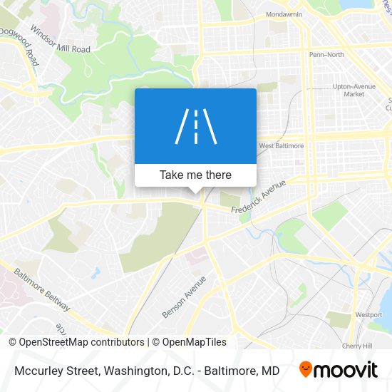 Mccurley Street map
