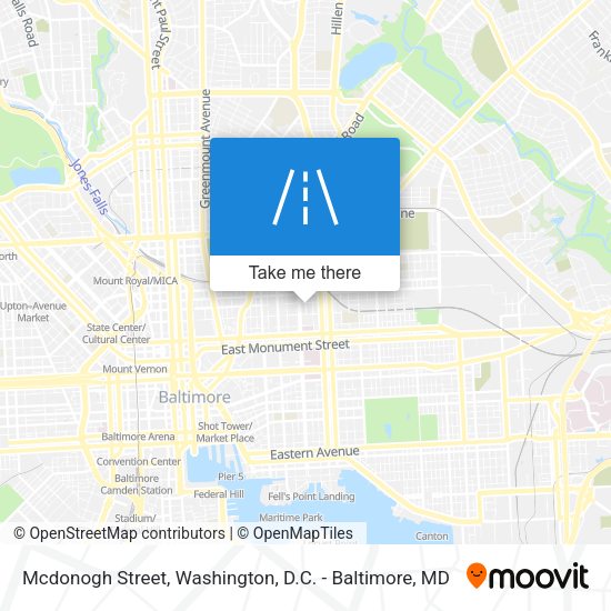 Mcdonogh Street map
