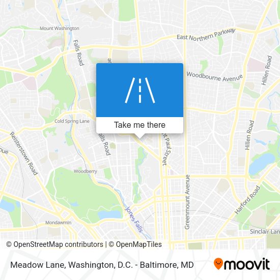 Meadow Lane map