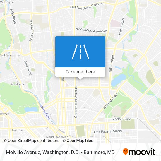 Melville Avenue map