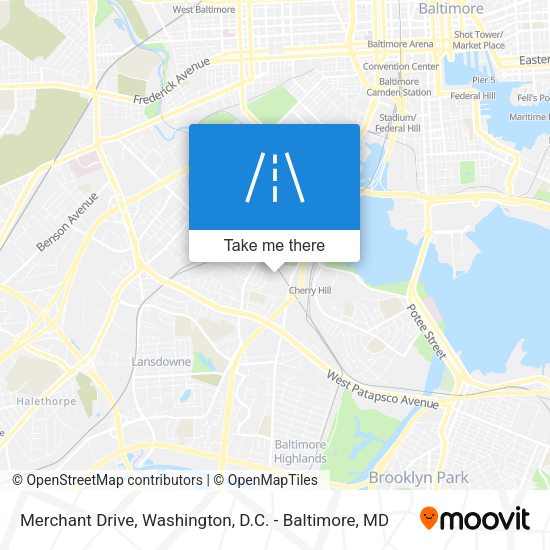 Merchant Drive map