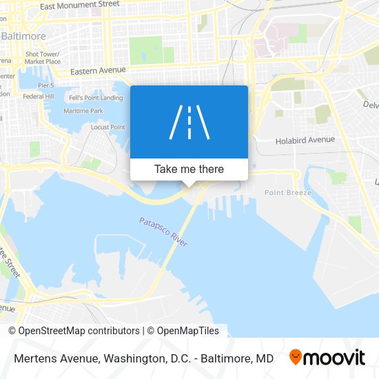Mertens Avenue map