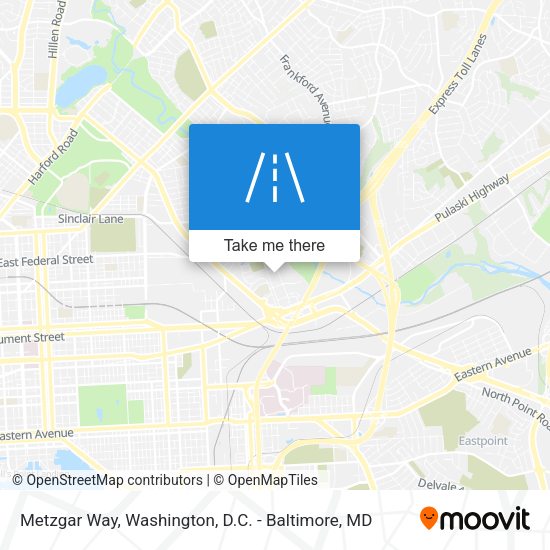 Metzgar Way map