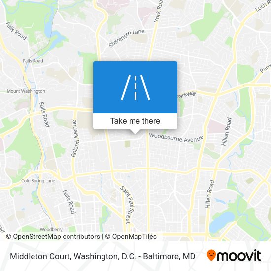 Mapa de Middleton Court