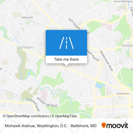 Mapa de Mohawk Avenue