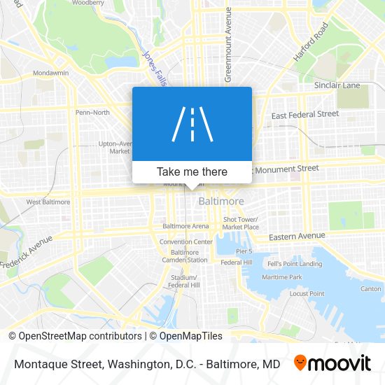 Montaque Street map
