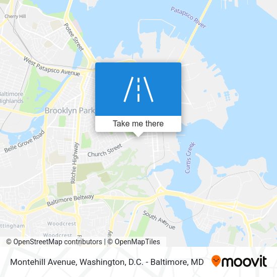 Montehill Avenue map