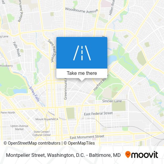 Montpelier Street map