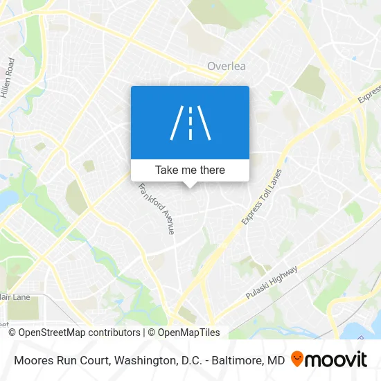 Moores Run Court map