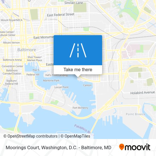 Moorings Court map