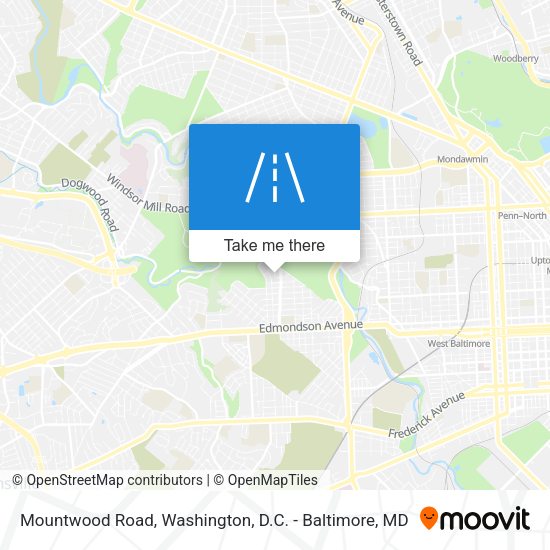 Mountwood Road map