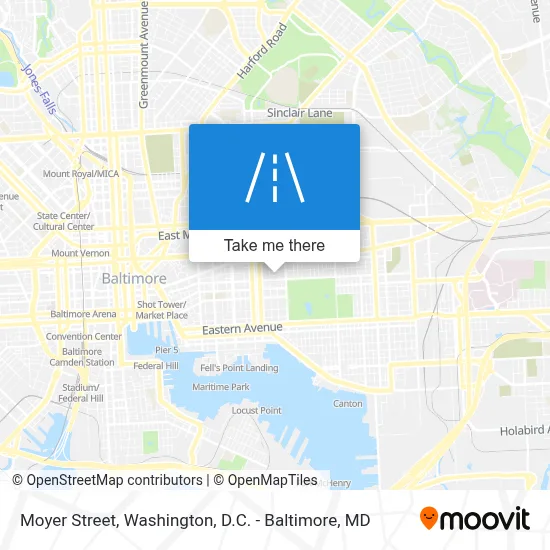 Moyer Street map
