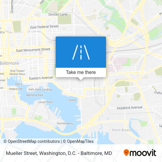 Mueller Street map