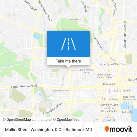 Mullin Street map
