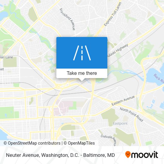 Neuter Avenue map