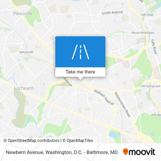 Mapa de Newbern Avenue
