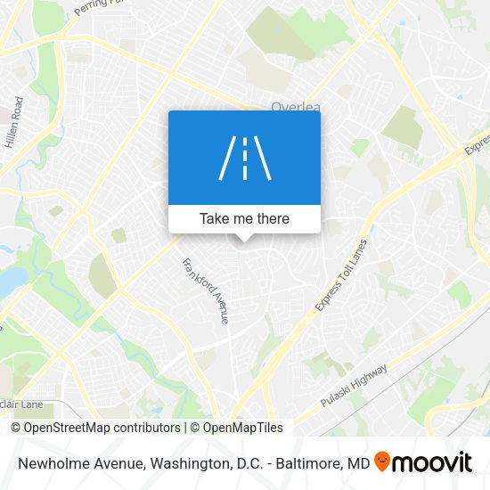 Newholme Avenue map