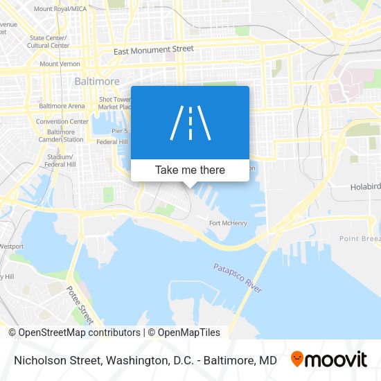 Nicholson Street map
