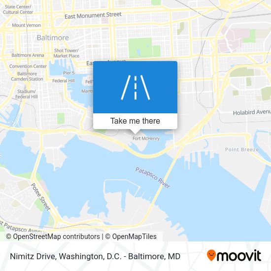 Nimitz Drive map